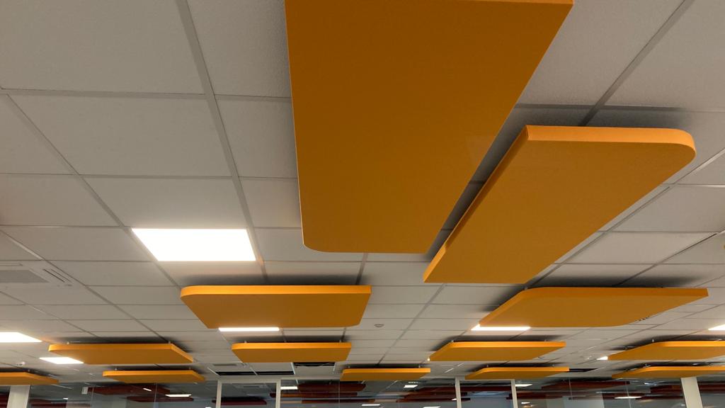 pannelli fonoassorbenti a soffitto